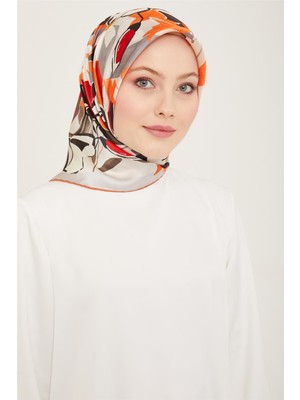 Armine Klasik Desenli Sura İpek Eşarp 24Ya9154 5 03