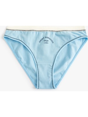 Koton Brief Külot Normal Bel Baskılı Pamuklu