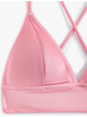 Koton Bralet Bikini Üstü Arkası Çapraz Askılı V Yaka