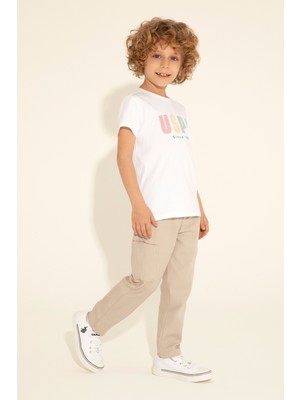 U.S. Polo Assn. Erkek Çocuk Taş Pantolon (Kanvas-Chino) 50282968-VR049