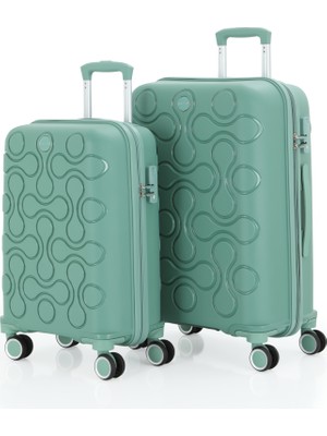 Mçs Polipropilen 2'li Valiz Seti Büyük & Kabin V376