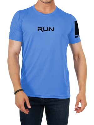 Ghassy Co. Erkek Nem Emici Hızlı Kuruma Performans Running Spor T-Shirt