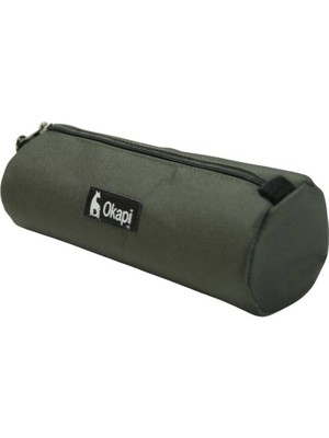Okapi OKP-104 Kalem Çantası Silindir Yeşil