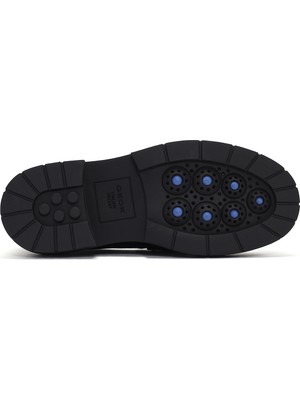 Geox Kadın Siyah Spherica Deri Maskülen Loafer D36VDI00043C9999