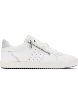 Geox Kadın Beyaz Blomiee Bağcıklı Deri Sneaker D366HE054AJC0007