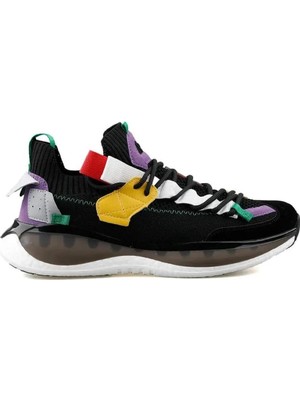 Guja Erkek Günlük 24Y500-7 Şık Yüksek Taban Siyah Beyaz Sneaker Ayakkabı