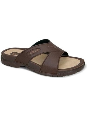 Ceyo Erkek Terlik 3200-1 RK-556 Kahve