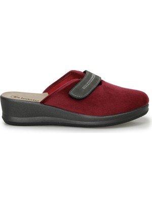 In Blu GI010100 Bordo Kadın Ev Terliği