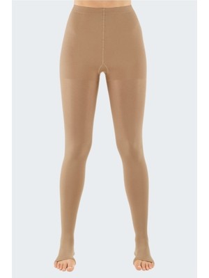 Medi 210-A Duomed Ccl2 Külotlu Burnu Açık Ten Çorabı