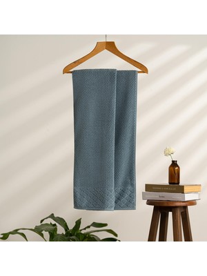 Soley | Alana | Extra Yumuşak Pamuklu Pirinç Örgü Banyo Havlusu