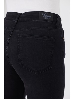 Vena Kadın Mila Black Boyfriend Jean Pantolon (Lyocell)