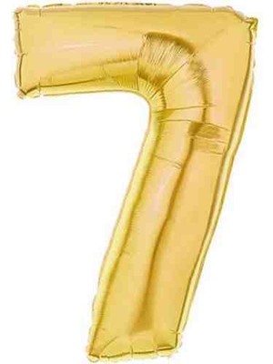 Ürün Limanı 7 Rakamı 36 cm Gold Folyo Balon
