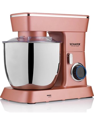 Schafer 5,5 Litre Geniş Hazne 10 Kademe Hız Kontrolü Premium Stand Mikser, 1300W Güçlü Motor, LED Gösterge, Onerous Mutfak Tartısı Hediye