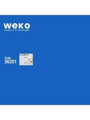 Weko WKSET-5732 36201X3 CL-40-D307-V3 UBE12F01YT00S42S01231 3 Adet LED Bar