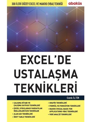 Excel'de Ustalaşma Teknikleri