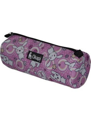 Okapi OKP-104 Kalem Çantası Silindir Çizgi Karakter