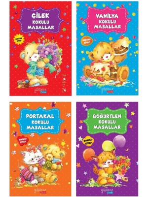 Çilek Kokulu Masallar - Vanilya Kokulu Masallar - Portakal Kokulu Masallar - Böğürtlen Kokulu Masallar 4 Kitap