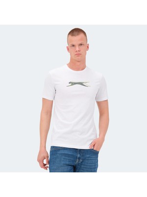 Slazenger VEDRAN KTN Erkek Tişört Beyaz