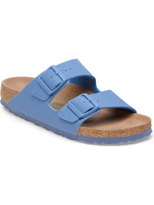 Birkenstock Arizona Tex Canvas Vegan Unisex Terlik 1026840-ELEMENTAL Blue