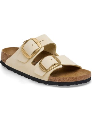 Birkenstock Arizona Big Buckle Nu Kadın Terlik 1026585-ECRU