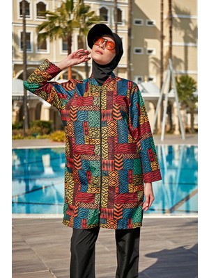 Remsa Mayo Paraşüt Tam Kapalı Tesettür Mayo R4603 Cemre