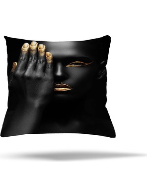 Pelangi Patchwork Çiçek Desen Etnik Gizli Fermuarlı Yastık Kılıfı Kırlent Kılıfı Koltuk Yastık Kılıfı