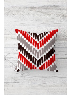 Pelangi Renkli Batik Boyalar Çift Tarafı Baskılı Gizli Fermuarlı Yastık Kılıfı Kırlent Koltuk Yastık Kılıfı