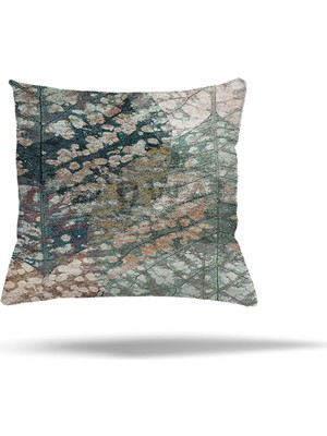 Pelangi Kilim Etnik Batik Desen Gizli Fermuarlı Yastık Kılıfı Kırlent Kılıfı Koltuk Yastık Kılıfı