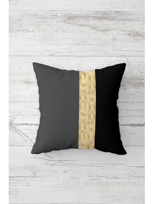 Pelangi Çift Tarafı Baskılı Gizli Fermuarlı Yıkanabilir Leke Tutmaz Dekoratif Kırlent Kılıfı Yastık Kılıfı