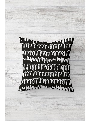 Pelangi Çift Tarafı Baskılı Gizli Fermuarlı Yıkanabilir Leke Tutmaz Dekoratif Kırlent Kılıfı Yastık Kılıfı