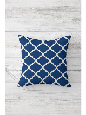 Pelangi Ogea Desenli Çift Tarafı Baskılı Gizli Fermuarlı Yastık Kılıfı Kırlent Koltuk Yastık Kılıfı