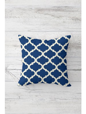 Pelangi Ogea Desenli Çift Tarafı Baskılı Gizli Fermuarlı Yastık Kılıfı Kırlent Koltuk Yastık Kılıfı