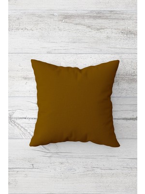 Pelangi Düz Renk Yeşil Çift Tarafı Baskılı Gizli Fermuarlı Yastık Kılıfı Kırlent Koltuk Yastık Kılıfı