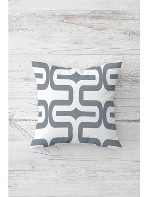 Pelangi Modern Dekoratif Çift Tarafı Baskılı Gizli Fermuarlı Yastık Kılıfı Kırlent Koltuk Yastık Kılıfı