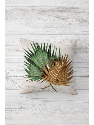 Pelangi Çift Tarafı Baskılı Gizli Fermuarlı Yıkanabilir Leke Tutmaz Dekoratif Kırlent Kılıfı Yastık Kılıfı