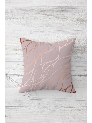 Pelangi Dekoratif Modern Çift Tarafı Baskılı Gizli Fermuarlı Yastık Kılıfı Kırlent Koltuk Yastık Kılıfı