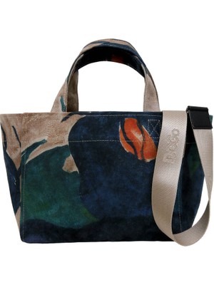 Dogo Kadın Vegan Çok Renkli Medium Tote Bag - Petals Tasarım