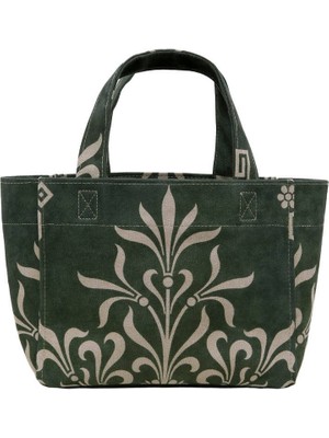 Dogo Kadın Vegan Yeşil Medium Tote Bag -  Antique Green Tasarım