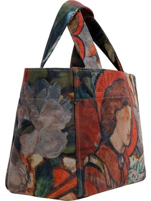 Kadın Vegan Çok Renkli Medium Tote Bag - Pure Reflection Tasarım