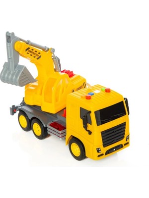 Hot Wheels Nitro Speed 1:16 Işıklı Sesli - Kazı Makinesi