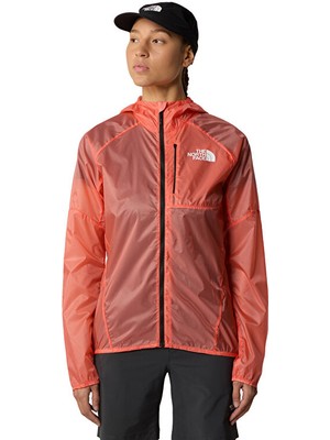 The North Face W Windstream Shell Kadın Ayarlanabilir Outdoor Yağmurluk NF0A87HFGTH1 Kırmızı