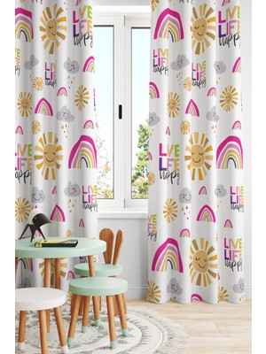 Bertille Home Çocuk ve Bebek Odası Fon Perde Tek Kanat (Child Room Curtain)