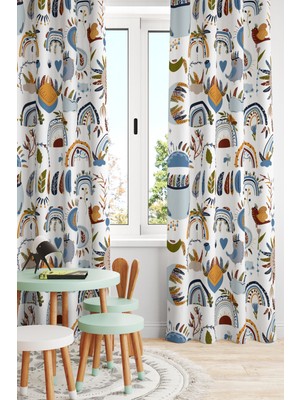 Bertille Home Çocuk ve Bebek Odası Fon Perde Tek Kanat (Child Room Curtain)