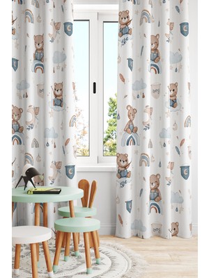 Bertille Home Çocuk ve Bebek Odası Fon Perde Tek Kanat (Child Room Curtain)