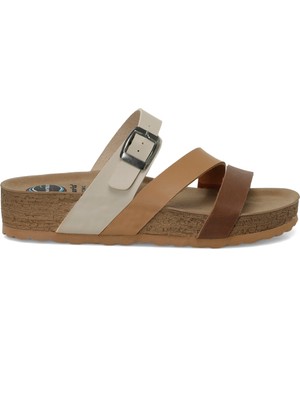 Polaris 166352.Z4FX Taba Kadın Terlik