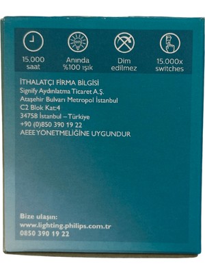 Philips 4,7W (50W) 2700K (Sarı Işık) GU10 Duylu PAR16 LED Spot