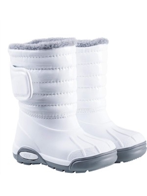 Igor W10168 Topo Ski Charol Waterproof Kürklü Kar Botu Beyaz