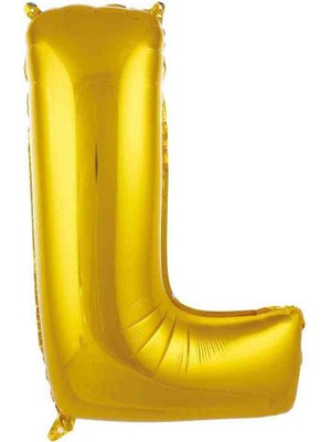Ürün Limanı L Harfi 16 Inç 36 cm Gold Renk Folyo Balon