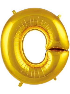 Ürün Limanı O Harfi 16 Inç 36 cm Gold Renk Folyo Balon