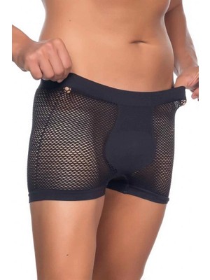 Miraxx Siyah Emay 2106 Soft Erkek Boxer
